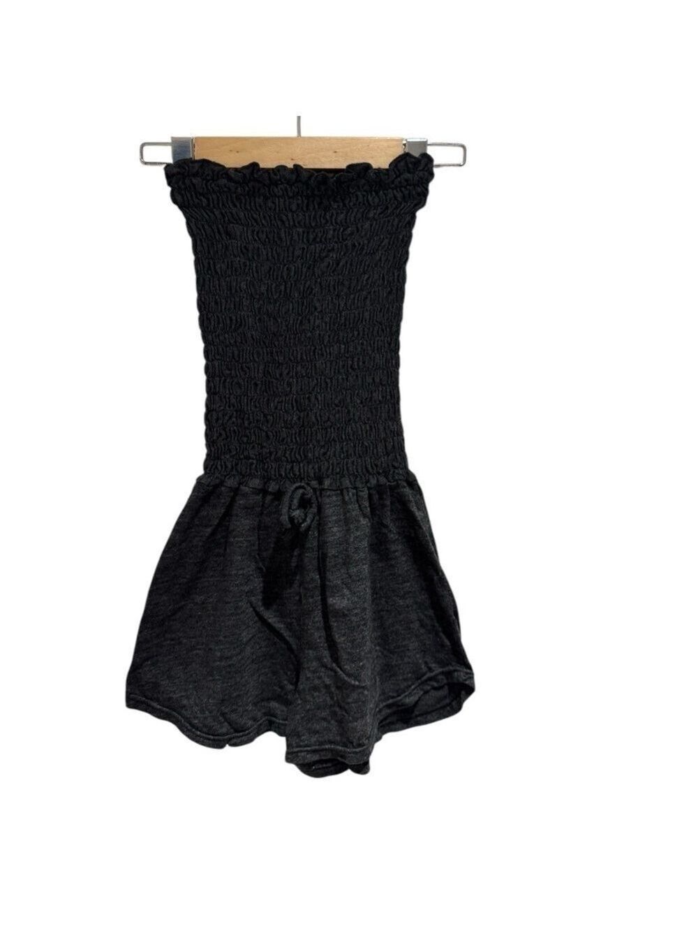 Strapless grey soft romper - approximately size 6